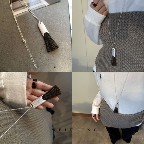 MEIRLINC 原创小众独特高级感法式复古风设计新款时髦中性ins个性