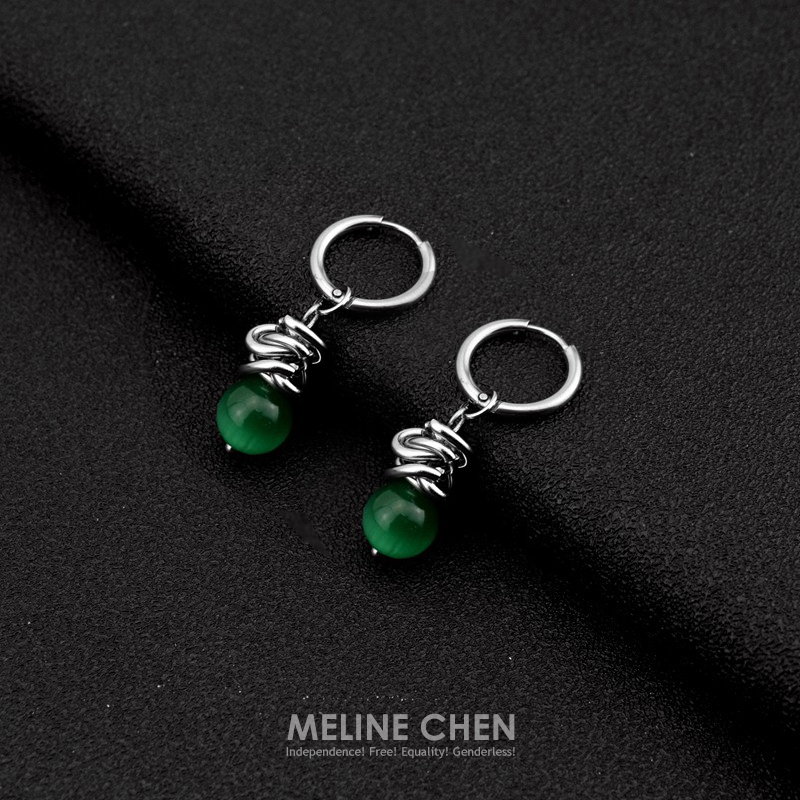 MELINE CHEN 湖蓝创意新中式复古小众高街设计高级感情侣百搭男女