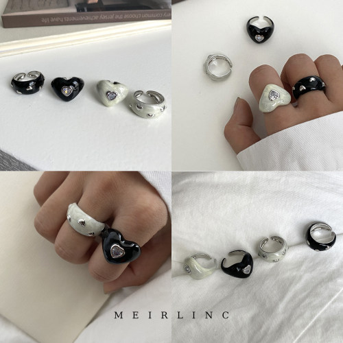 MEIRLINC 原创小众独特高级感设计爱心新款日韩系甜酷ins个性百搭