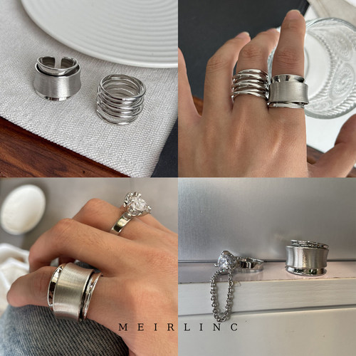 MEIRLINC 原创小众独特高级感法式复古风设计新款夸张中性ins个性