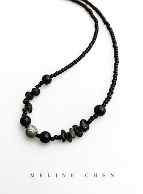 MELINE CHEN野蛮生长 新中式黑色文艺小众设计高级感国潮复古情侣