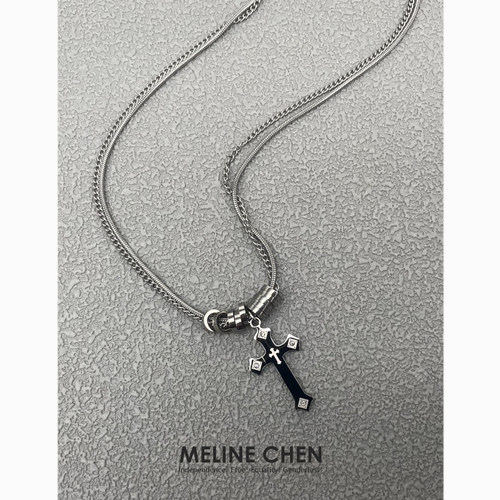 MELINE CHEN原创设计师款欧美复古小众高级感潮酷ins嘻哈高街情侣