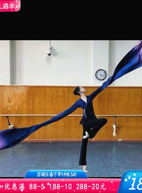 北舞同款身韵巡礼袖舞蹁跹水袖服装表演演出集训练功服翩袖甩袖舞