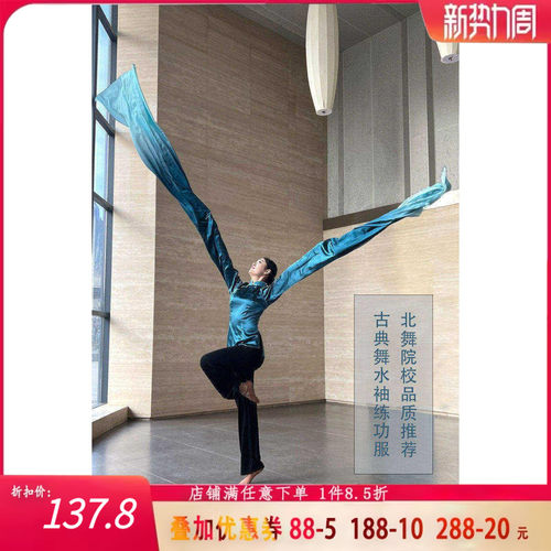 舞研依库古典舞水袖舞蹈练功服