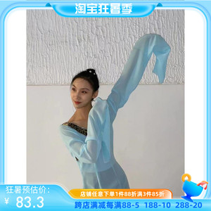 北舞古典舞汉唐舞蹈纱衣长袖甩袖