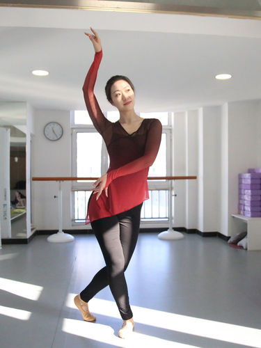 舞研依库古典舞服装舞蹈纱衣