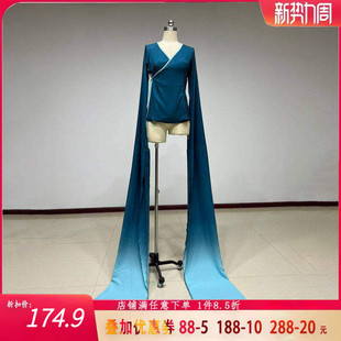 舞研依库中国古典舞身韵水袖 服 舞蹈服练功服班服表演演出戏曲甩袖