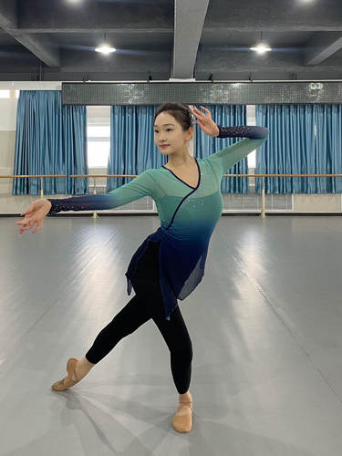 舞研依库古典舞纱衣练功服