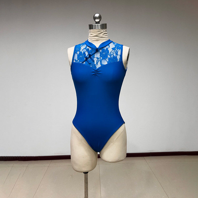 舞研依库古典舞形体服女蕾丝基训