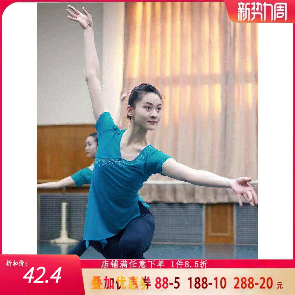 2024新款古典舞蹈服女飘逸身韵舞蹈纱衣练功服中国舞舞衣集训演出