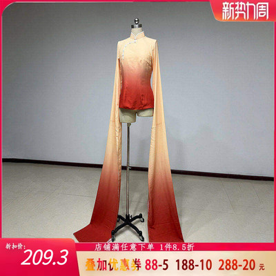 舞研依库古典舞水袖练功服
