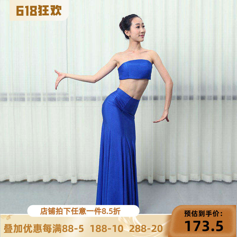 傣族演出鱼尾裙孔雀舞