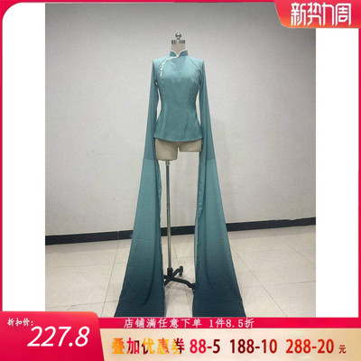 舞研依库古典舞服水袖服装