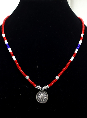 925纯银琉璃珠圆珠链男女项链