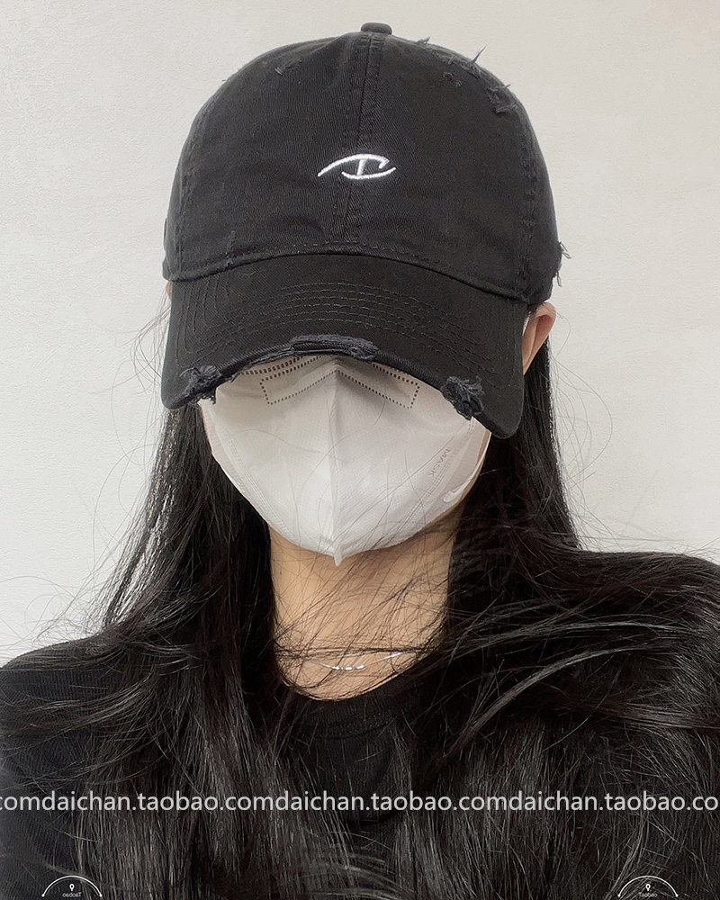 代小婵小标磨破软顶棒球帽