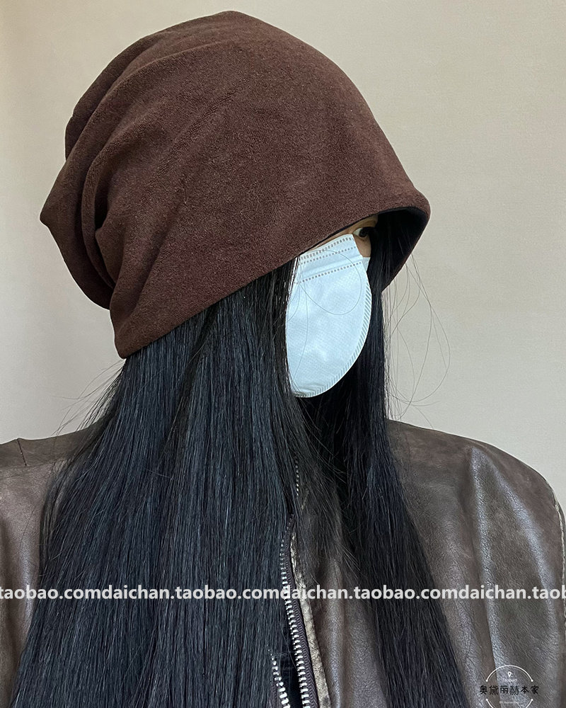 25秋冬大头围 高冷宽松大板型慵懒堆堆帽毛圈套头帽休闲冷帽 男女,服饰配件/皮带/帽子/围巾,帽子,淘宝优惠券,粉丝福利购,淘宝优惠卷