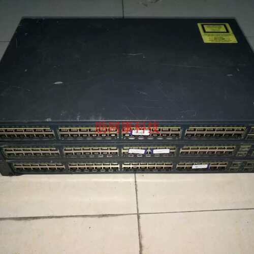 议价si科cisco WS-C3560V2-48TS-S 48口百兆+4口SFP 三层交换机