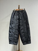 重磅老料提花 时尚 百搭休闲 原创设计 松紧腰夹棉棉裤 112