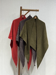 原创设计 时尚百搭休闲 气质慵懒风羊绒披肩8520