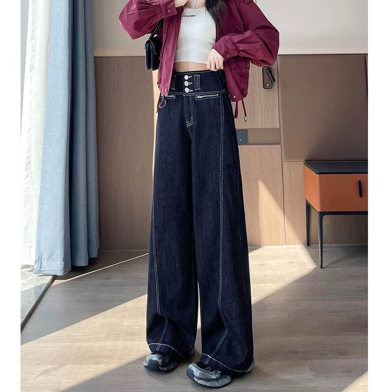 超火黑色弯刀裤女牛仔裤镰刀裤子图片