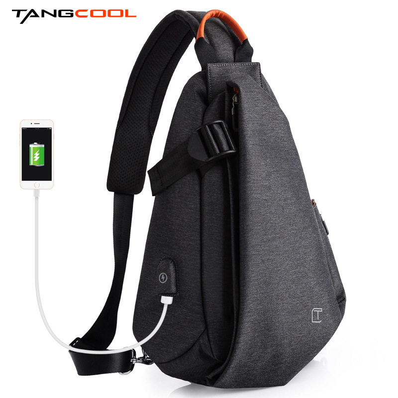 新款时尚tangcool男士单肩包韩版