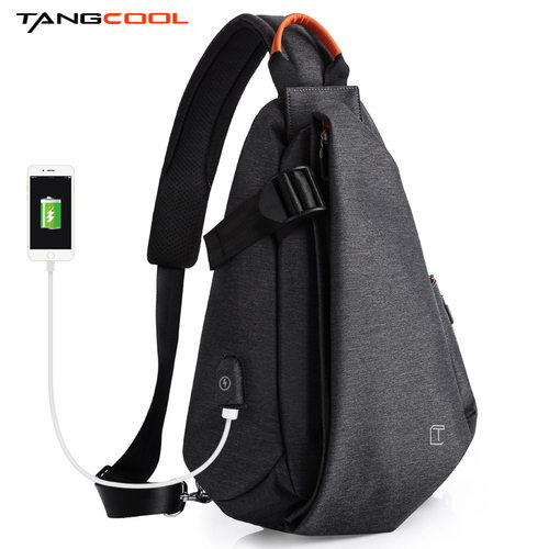 新款时尚tangcool男士单肩包韩版