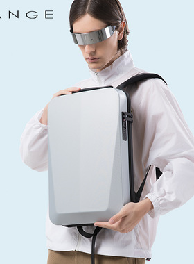BANGE新款电竞双肩包男潮流商务硬壳电脑包防水吸塑背包backpack