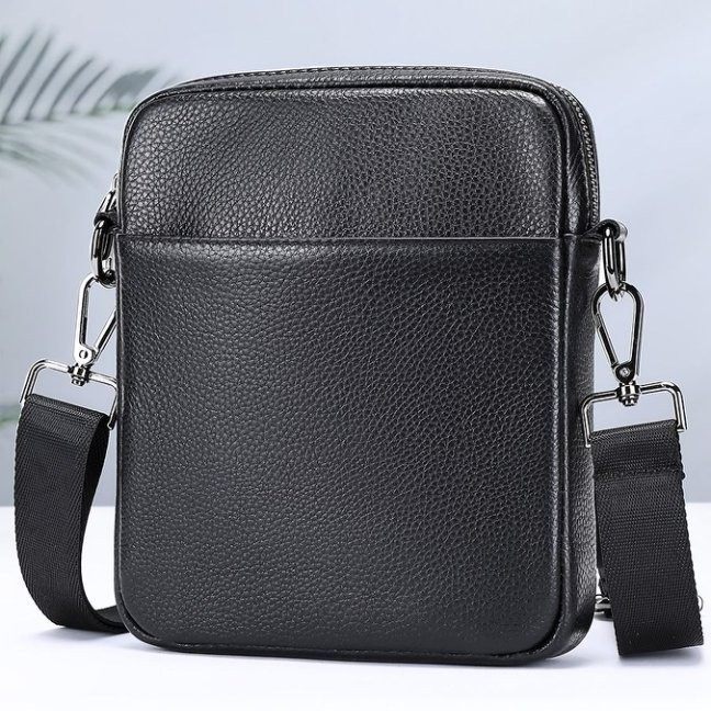 跨境新款男士包包真皮斜挎包男多口袋手机包头层牛皮单肩包男包,箱包皮具/热销女包/男包,男士包袋,淘宝优惠券,粉丝福利购,淘宝优惠卷