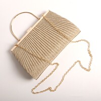 Ladies hand bags Clutch Bag handbags for women Handbag gold
