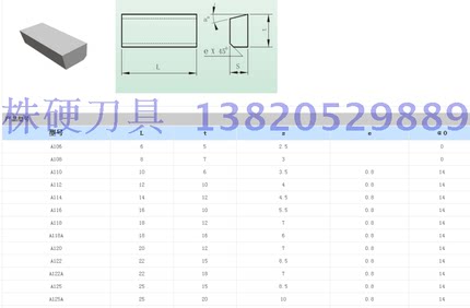 株洲合金45度焊接端面车刀片YT15 YT5 YG8 YG6 YW1 YW2 A114