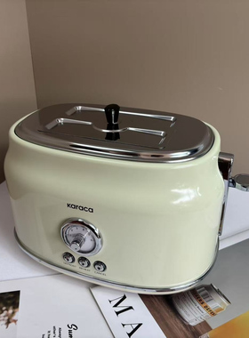 带盖子多士炉复古吐司机烤面包机家用全自动早餐机export toaster