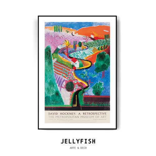 风景装饰画JELLYFISH简约