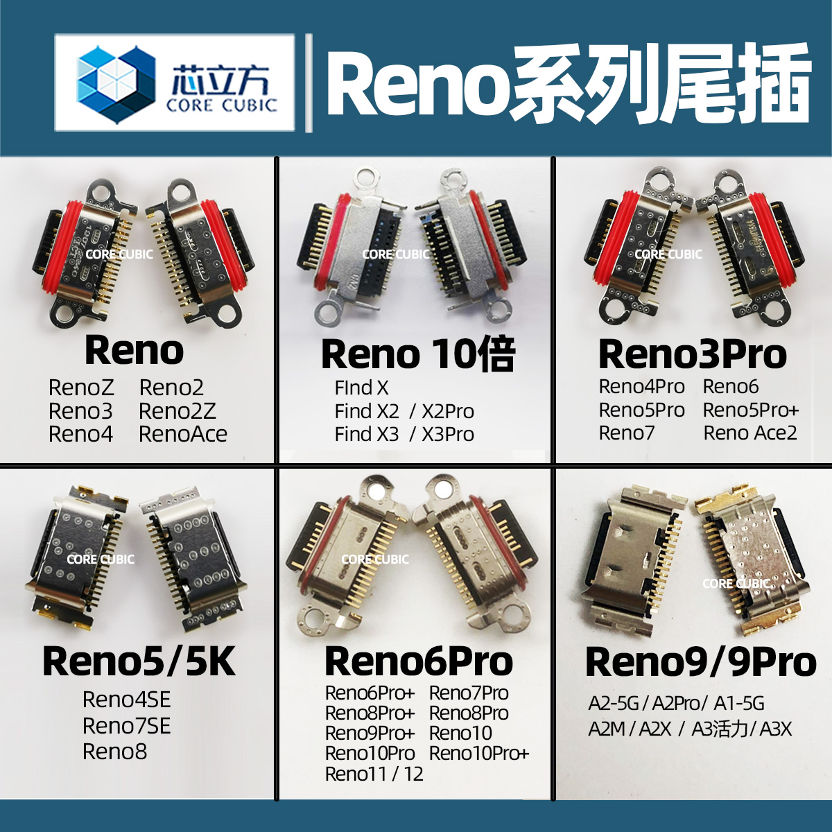 OPPOReno系列手机安卓接口尾插