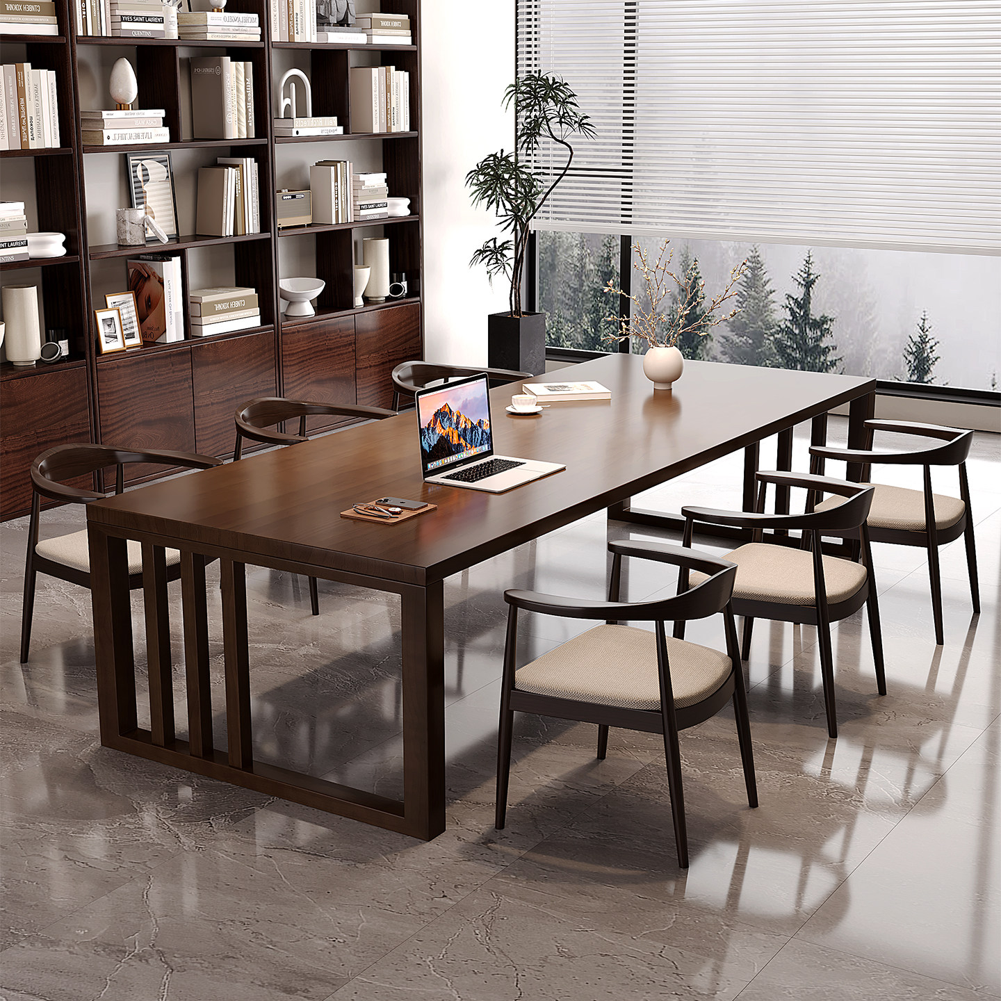 北欧实木双人书桌学习桌写字台家用办公桌电脑桌客厅大长桌工作台,住宅家具,书桌,淘宝优惠券,粉丝福利购,淘宝优惠卷