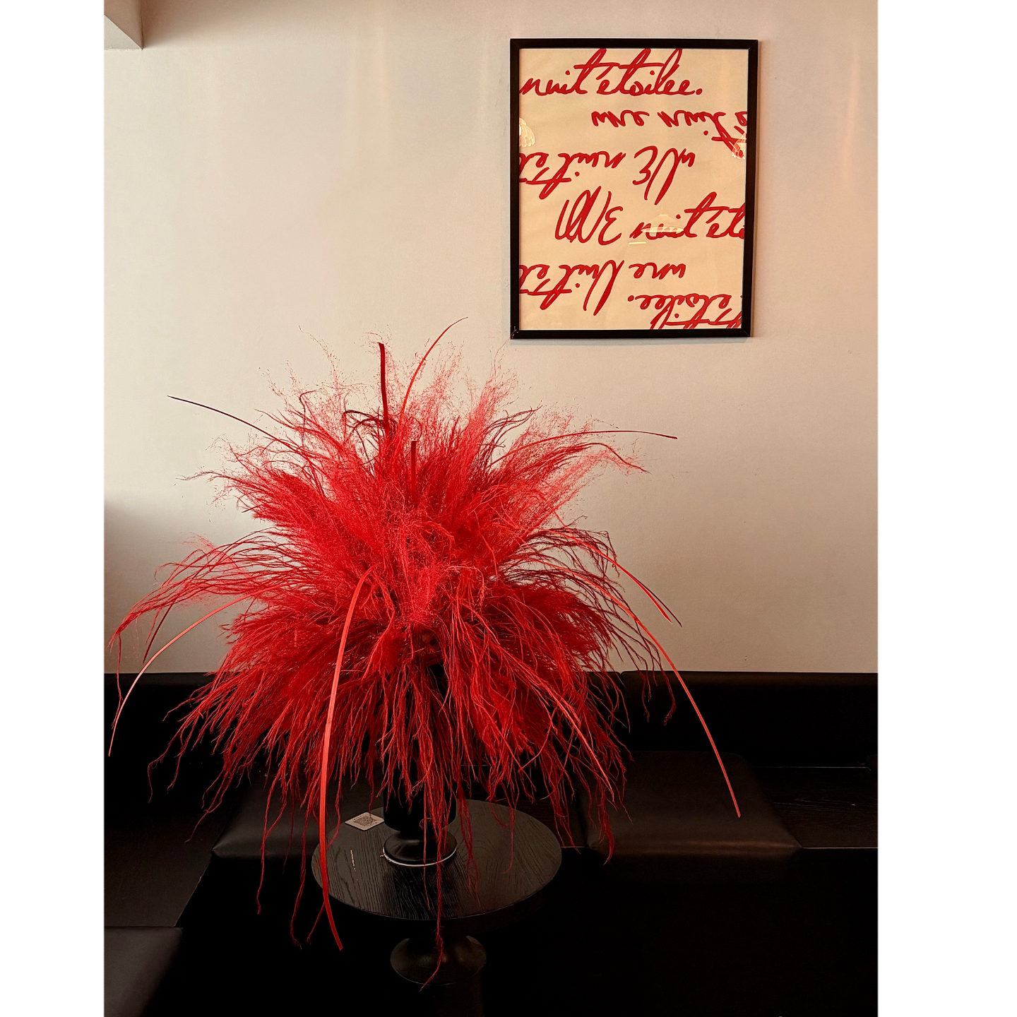 永生花真花龙须草干花束红色花材家居软装乔迁婚庆装饰摆件年宵花