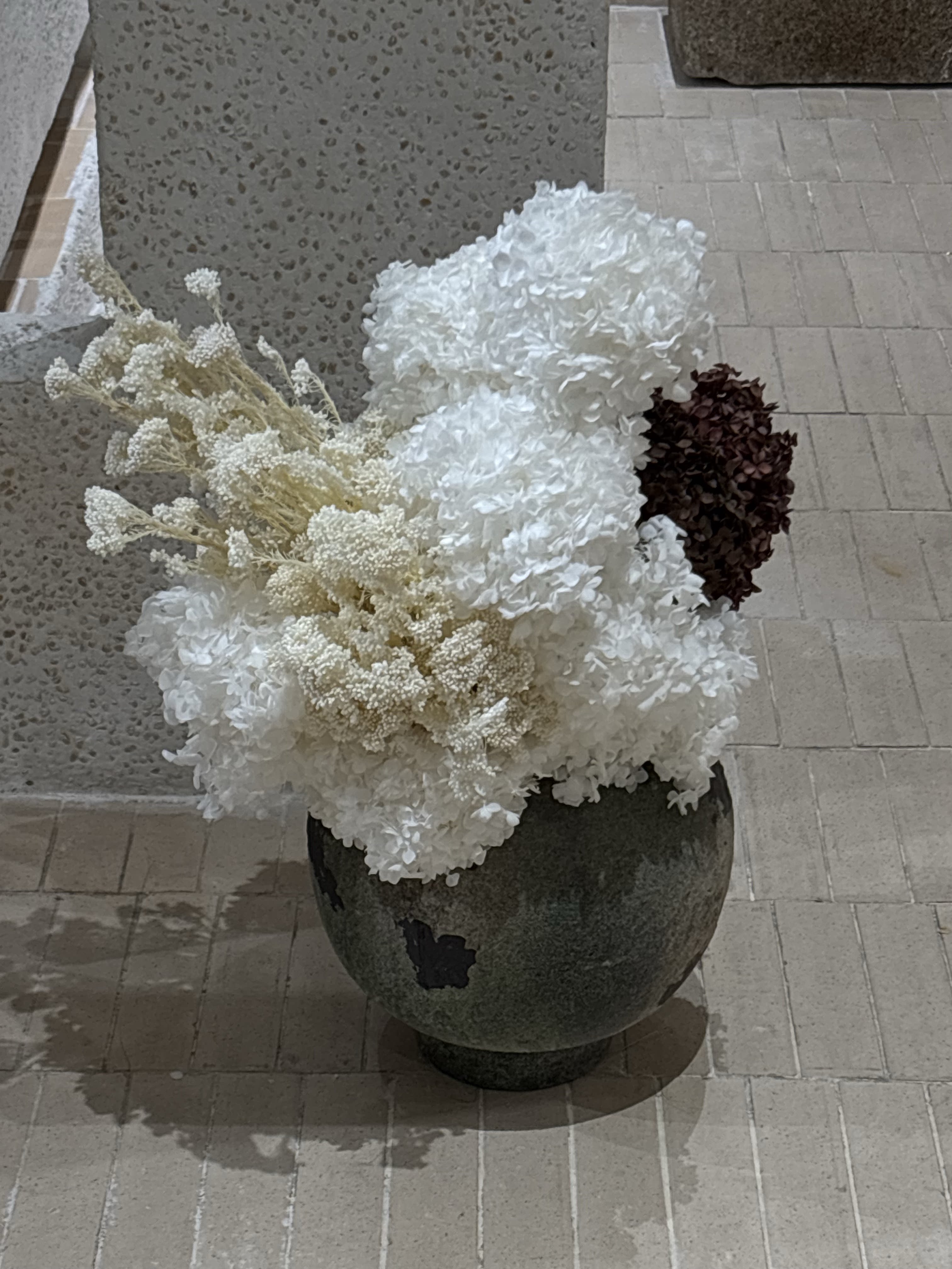 绣球永生花干花花束北欧日式家居装饰艺术品摆件客厅插花天然真花