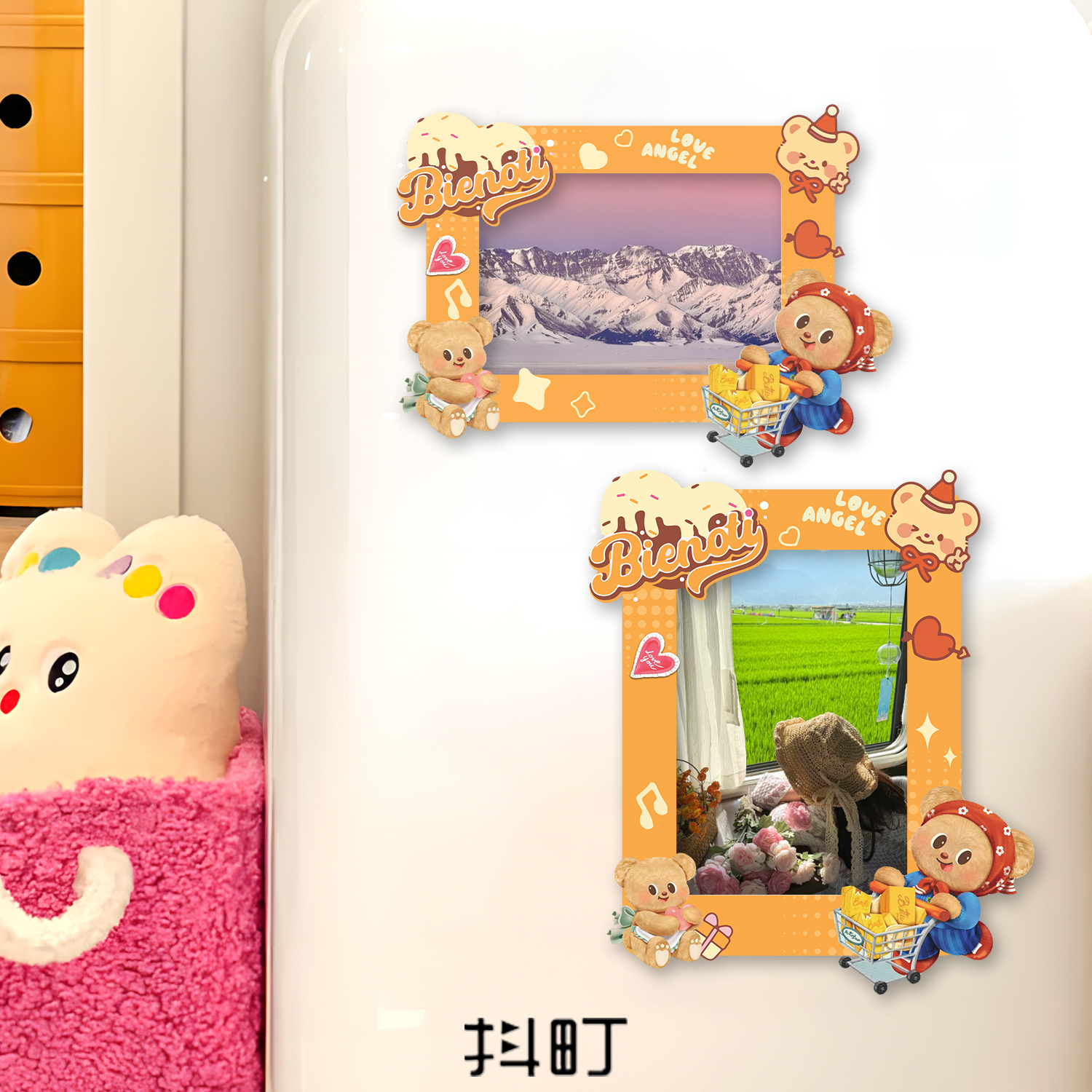 黄油小熊个性创意磁吸厨房冰箱DI