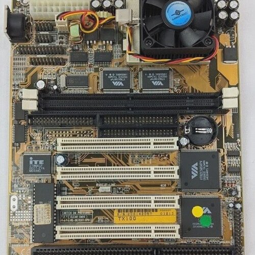 Ibase TX100 CPU Board with socket 4 ISA Expansion Bus Interf