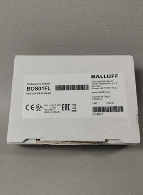 Balluff BOS01FL NEW Original Packaging