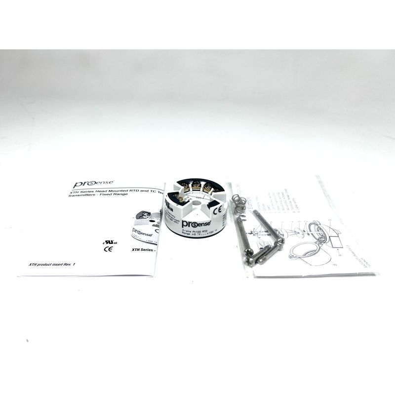 -全新- Prosense XTH-0100F-PT1,3 线 Pt100 RTD 温度变送器