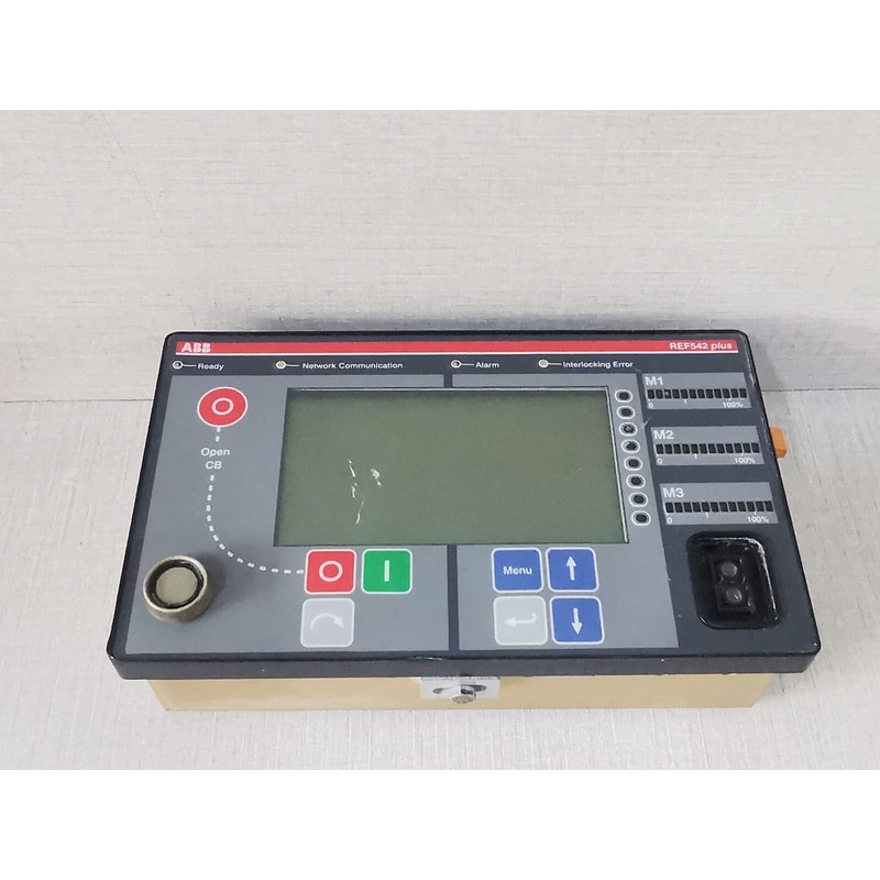 ABB REF542plus HMI UNIT 750090-802D- WITH DENTS ON THE SCREE