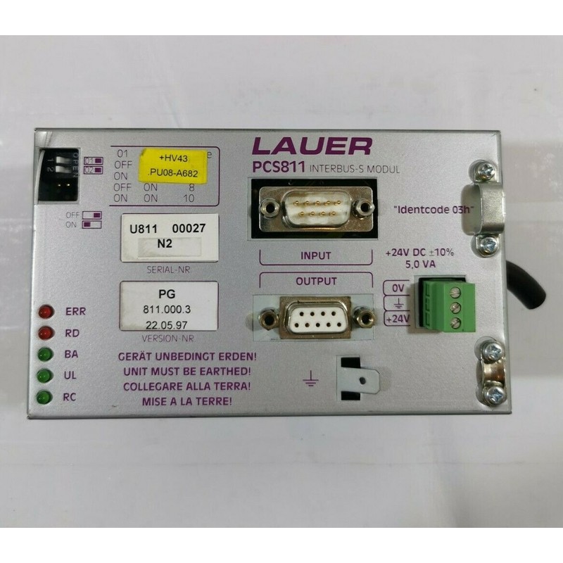 LAUER PCS811 INTERBUS-S 模块无任何配件