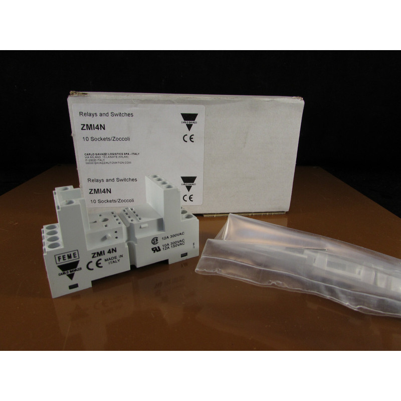CARLO GAVAZZI -ZMI4N RMIA 4 POLE Relay Base Socket (10)