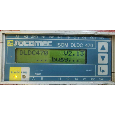 SOCOMEC ISOM DLDC 470 / DLDC470 控制单元 - 已测试正常