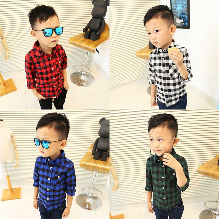 Chemise garcon à manche longue - Ref 2074041 Image 1