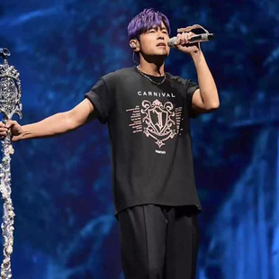 周杰伦嘉年华演唱会范特西Carnival周边南宁歌迷应援短袖纯棉T恤