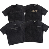 FOG复线ESSENTIALS短袖 美式 高街水洗做旧纯棉宽松情侣潮牌百搭T恤