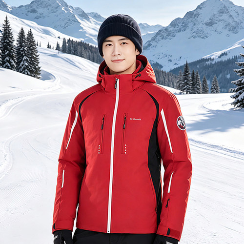 圣伯纳男款防水保暖滑雪服棉服