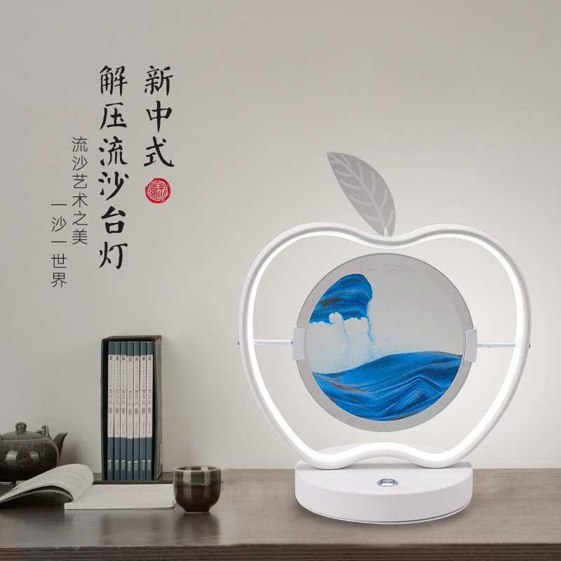 3D创意流沙画台灯卧室床头灯装饰氛围摆件台灯礼品礼物触摸小图片