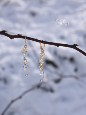 误解与失语雪落松枝原创耳饰